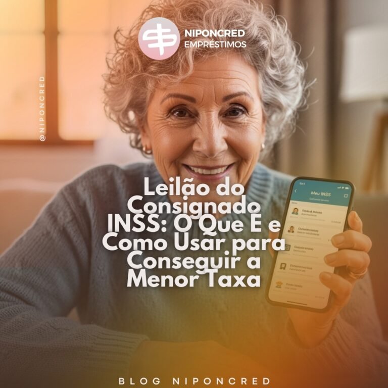 leilão consignado INSS como funciona