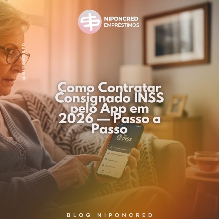 como contratar emprestimo consignado pelo meu inss