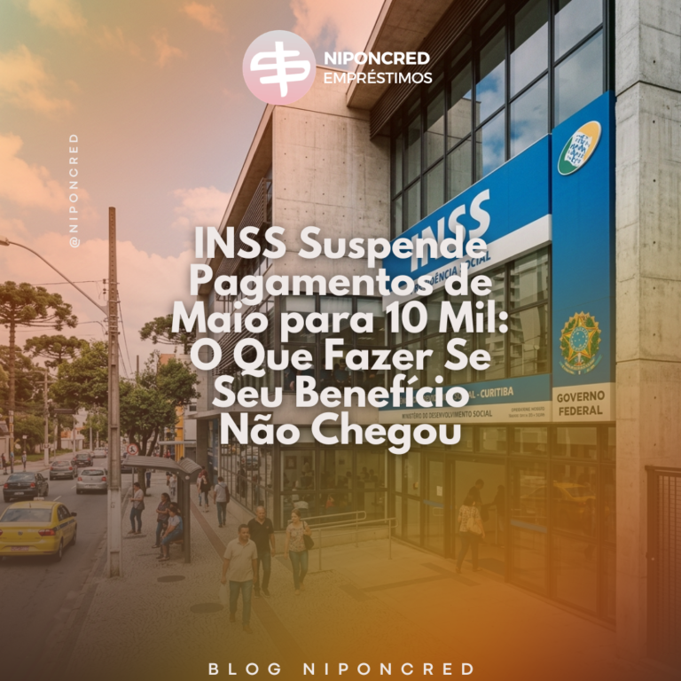 INSS pagamentos suspensos maio 2026