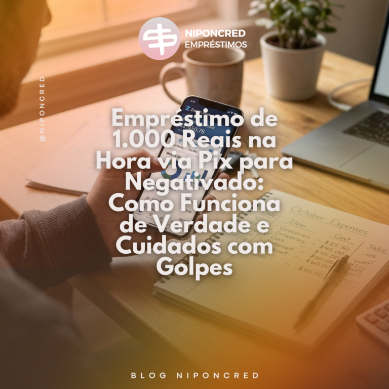 empréstimo de 1000 reais na hora pix negativado